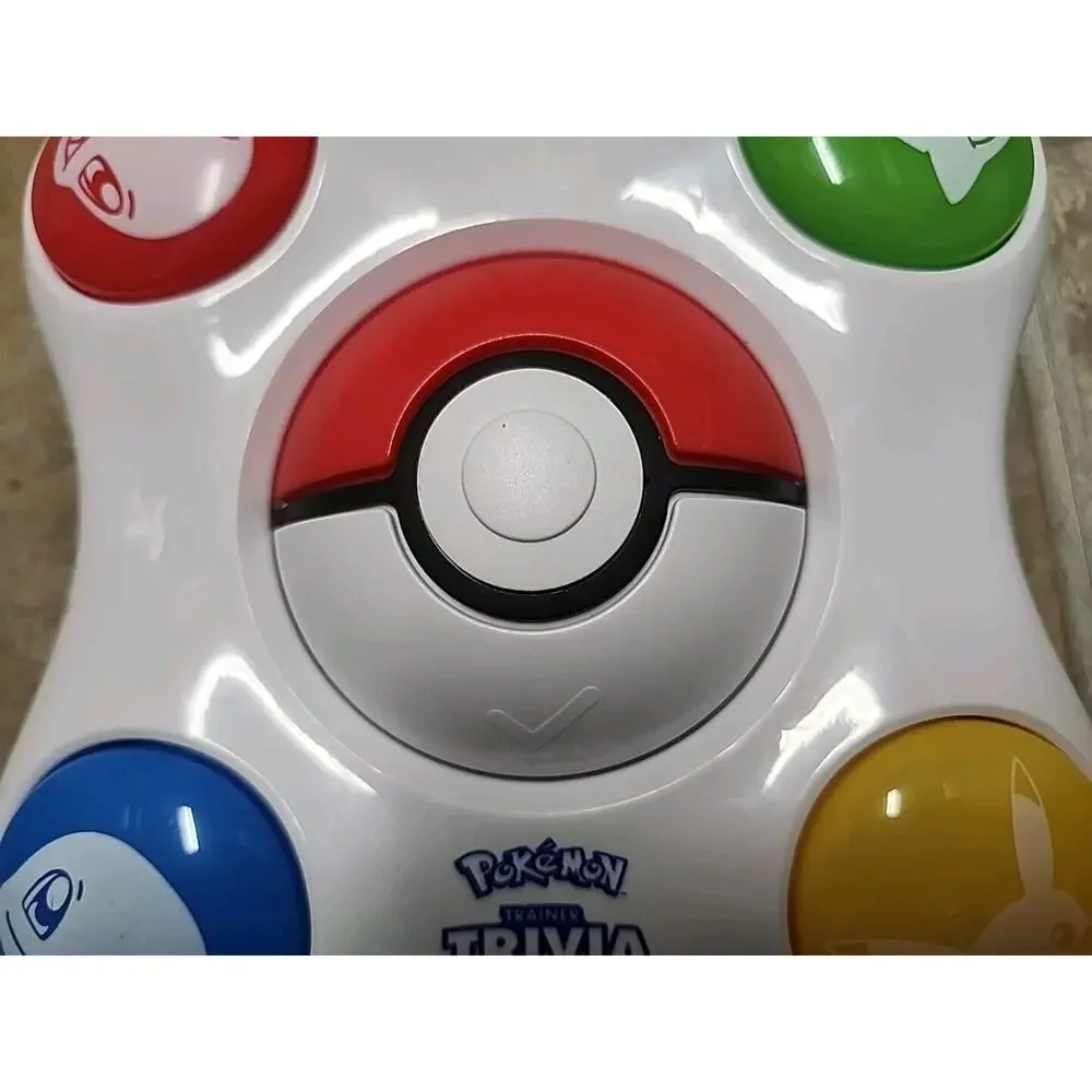 Pokemon Trainer Handheld Trivia Game Electronic 1000 Questions Kids Toy Tested